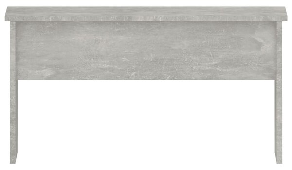 Betonszürke szerelt fa dohányzóasztal 80 x 50,5 x 41,5 cm