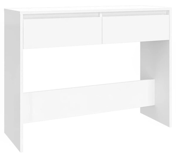 Fehér szerelt fa tálalóasztal 100 x 35 x 76,5 cm