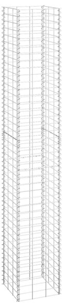 VidaXL 3 db vas gabion magaságyás 30 x 30 x 200 cm