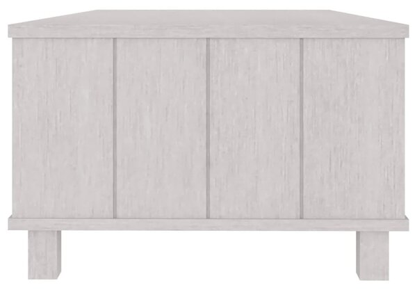 HAMAR fehér tömör fenyőfa dohányzóasztal 100 x 55 x 35 cm