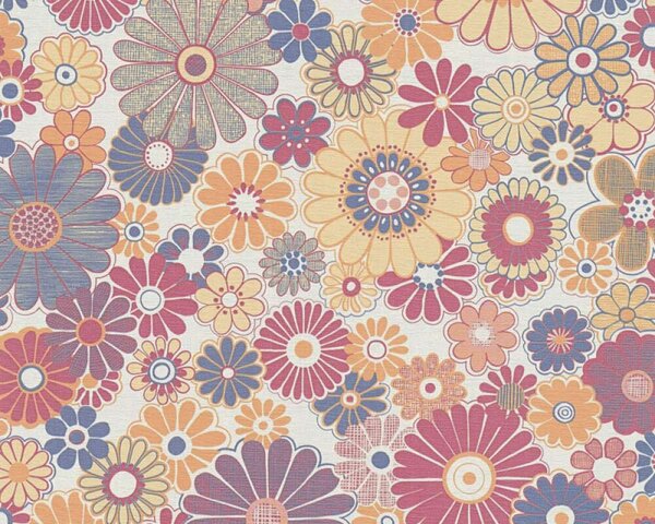 Nem szőtt tapéta falra retro chic 39535-4