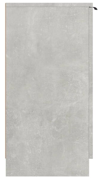 Betonszürke szerelt fa cipősszekrény 59 x 35 x 70