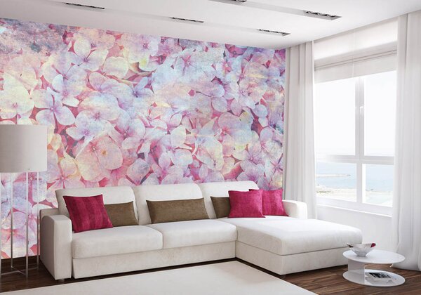 Nem szőtt fotótapéta almavirágok absztraktja i. 375 x 250 cm