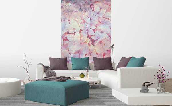 Nem szőtt fotótapéta a falra almavirágok absztraktja i. 150 x 250 cm