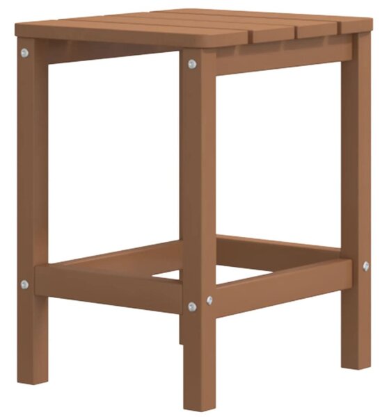 Barna HDPE kerti Adirondack asztal 38 x 38 x 46 cm