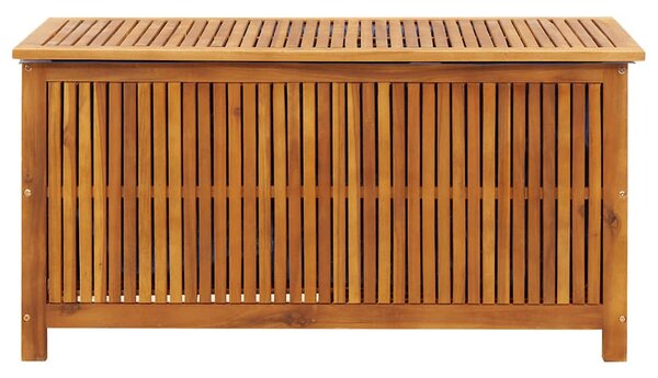 Tömör akácfa kerti tárolóláda 113 x 50 x 58 cm