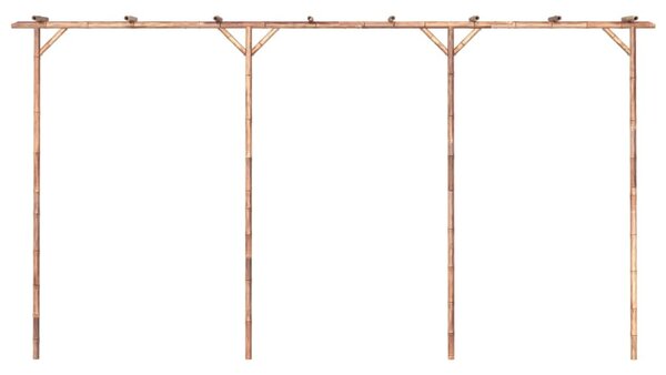 Bambusz pergola 385 x 40 x 205 cm