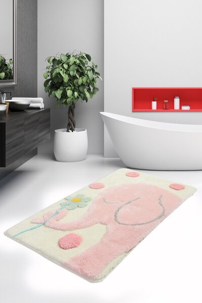 Büyük Fil Akril fürdőszoba szőnyeg Multicolor