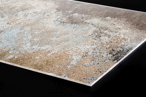 Plexi a konyhapult mögött betonfal repedésekkel - 60 x 60 cm