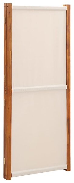 Fehér 3 paneles térelválasztó 210 x 180 cm