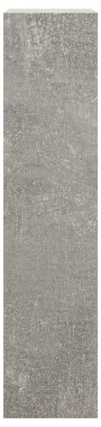 Betonszürke szerelt fa cipőszekrény 63x24x103 cm
