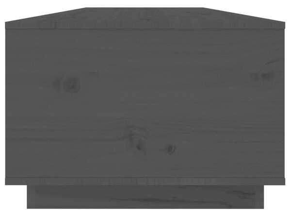 Szürke tömör fenyőfa dohányzóasztal 100 x 50 x 35 cm