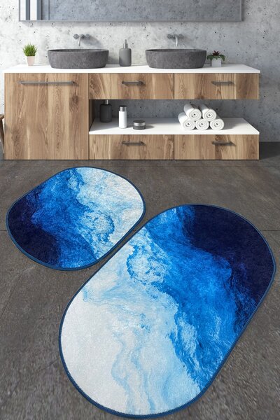 Oseyan - 78 Fürdőszoba szőnyeg szett (2 darab) Multicolor