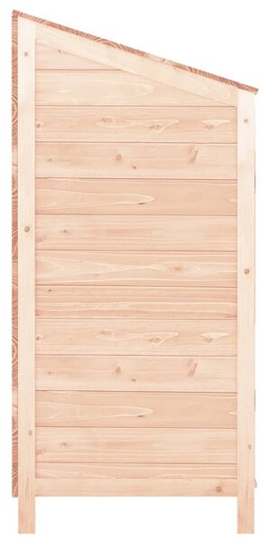 Tömör fenyőfa kerti fészer 102 x 52 x 112 cm