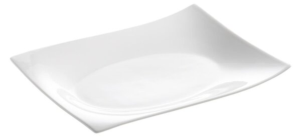 Motion fehér porcelán tányér, 25 x 19 cm - Maxwell & Williams