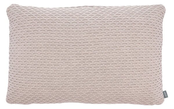 Wave Knit bézs pamut és gyapjú keverék párna, 40 x 60 cm - Södahl