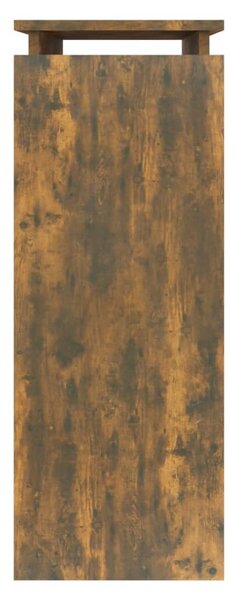 Füstös tölgy színű szerelt fa tálalóasztal 80 x 30 x 80 cm