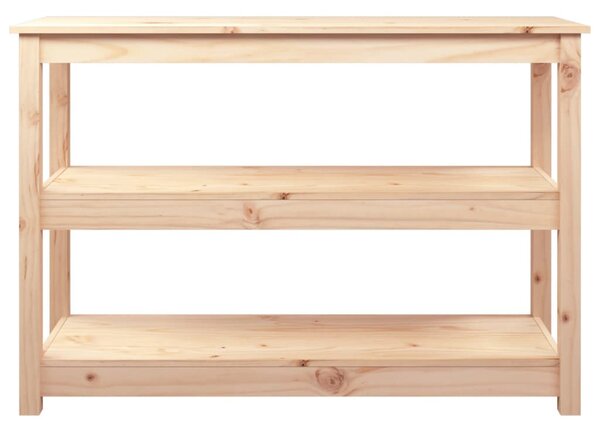 Tömör fenyőfa tálalóasztal 110x40x74 cm