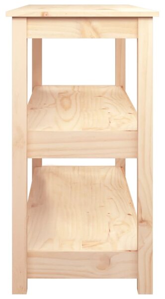 Tömör fenyőfa tálalóasztal 110x40x74 cm