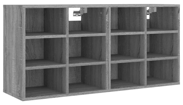 2 db szürke sonoma színű cipősszekrény 52,5x30x50 cm