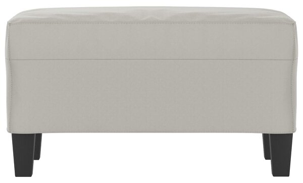 Világosszürke mikroszálas szövet pad 70 x 35 x 41 cm