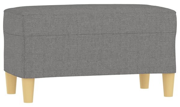 Sötétszürke szövet pad 70 x 35 x 41 cm