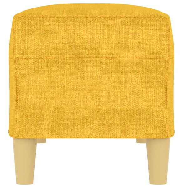 Világossárga szövet pad 100 x 35 x 41 cm