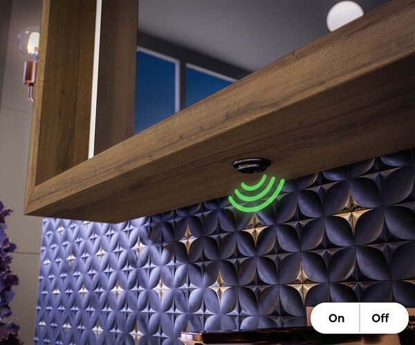 LED fürdőszobai tükör WoodenFrame kerettel, Oslo tölgy színben