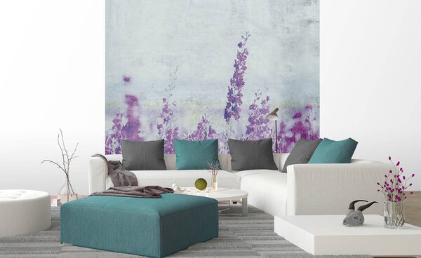 Nem szőtt fotótapéta levendula absztrakt 225 x 250 cm