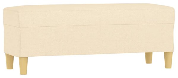 Krémszínű szövet pad 100 x 35 x 41 cm