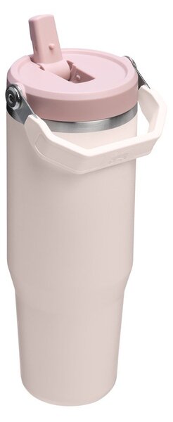 Világos rózsaszín rozsdamentes acél termosz 890 ml IceFlow™ Flip Straw 2.0 Tumbler Rose Quartz – Stanley
