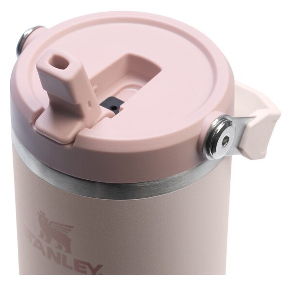 Világos rózsaszín rozsdamentes acél termosz 890 ml IceFlow™ Flip Straw 2.0 Tumbler Rose Quartz – Stanley