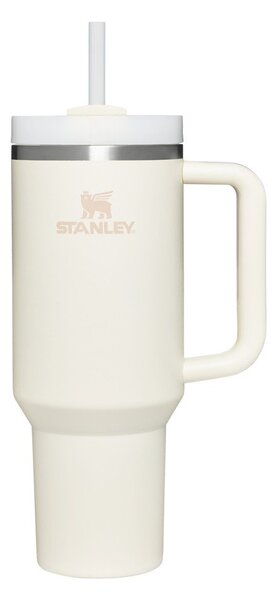 Krémszínű rozsdamentes acél termosz szívószállal 1,18 l Quencher H2.0 FlowState Tumbler Cream – Stanley