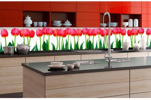 Konyhai fotótapéta - tulipánok 350 x 60 cm