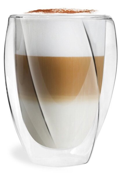 Latte 2 db duplafalú pohár, 300 ml - Vialli Design