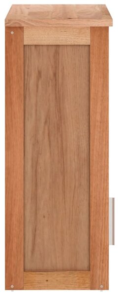 Tömör diófa falra szerelhető fürdőszobaszekrény 42 x 23 x 60 cm
