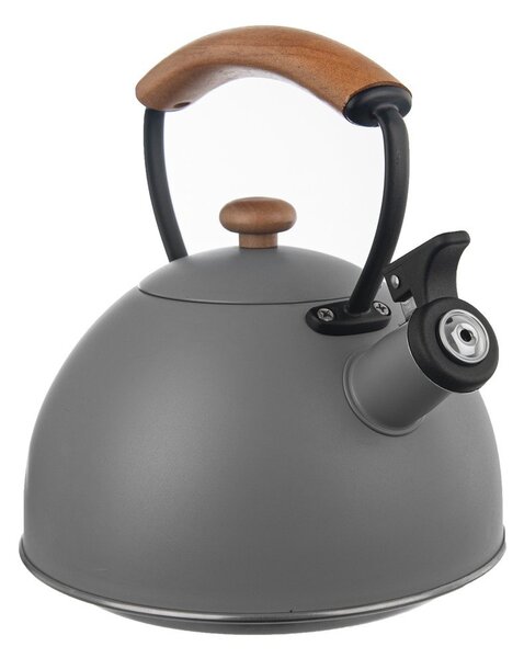 Szürke rozsdamentes acél teáskanna 3 l Wooden – Orion