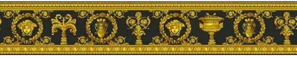 Nem szőtt bordűr falra versace 34305-1