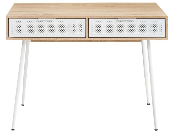 Íróasztal CHULA Világosbarna 110 cm 52 cm
