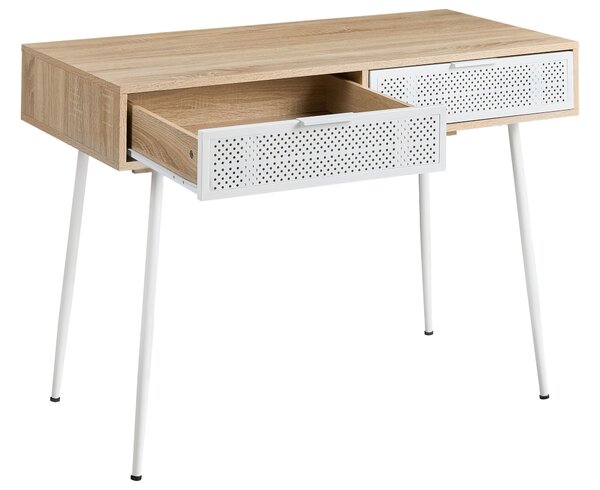 Íróasztal CHULA Világosbarna 110 cm 52 cm