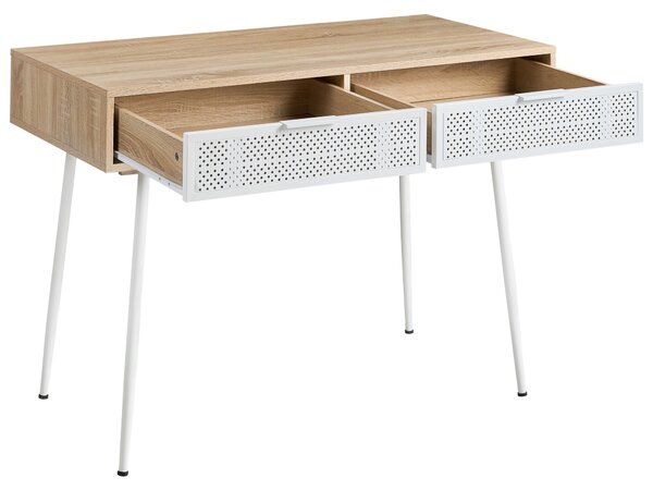 Íróasztal CHULA Világosbarna 110 cm 52 cm