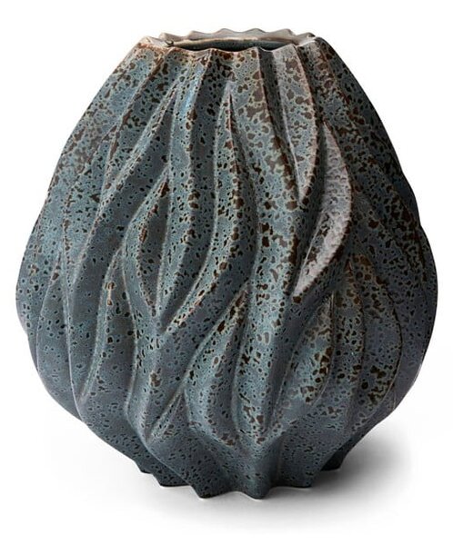 Flame szürke porcelán váza, magasság 23 cm - Morsø