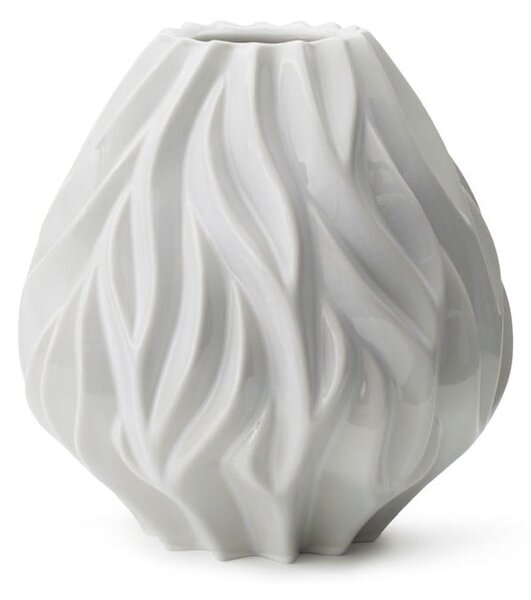 Flame fehér porcelán váza, magasság 23 cm - Morsø
