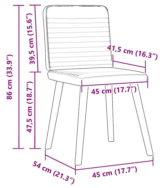 Étkezőszékek 4 db Felhőszürke szövet