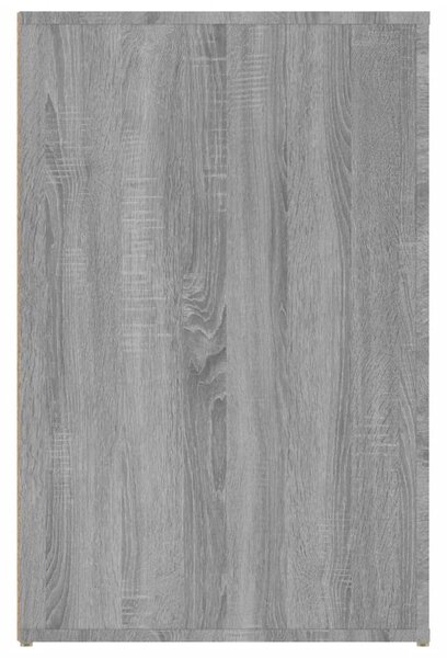 Szürke sonoma színű szerelt fa íróasztal 100x49x75 cm