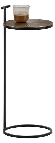 Fém kerek tárolóasztal 26x26 cm Position – WOOOD