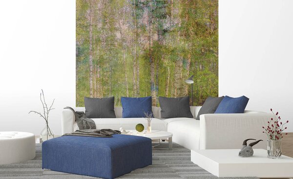 Nem szőtt fotótapéta absztrakt levelek 225 x 250 cm