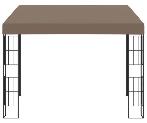 Tópszínű falra szerelhető szövetpavilon 3 x 3 m