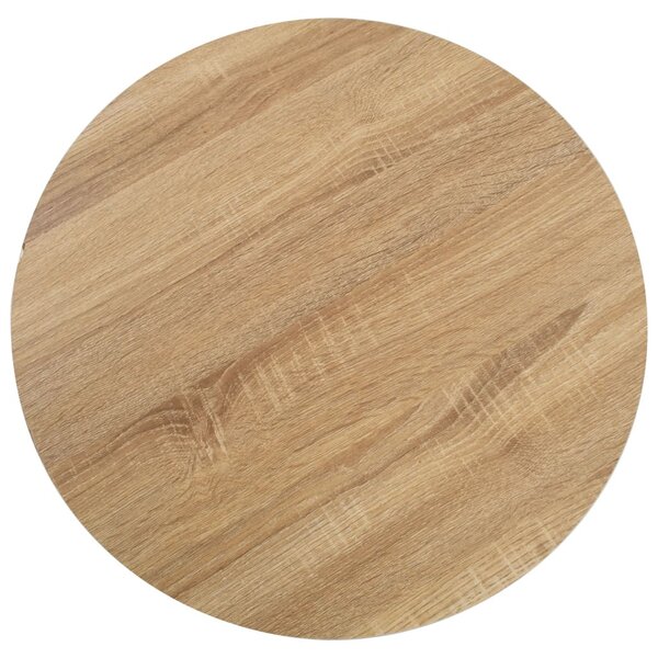 Világosbarna MDF bisztróasztal 50 cm