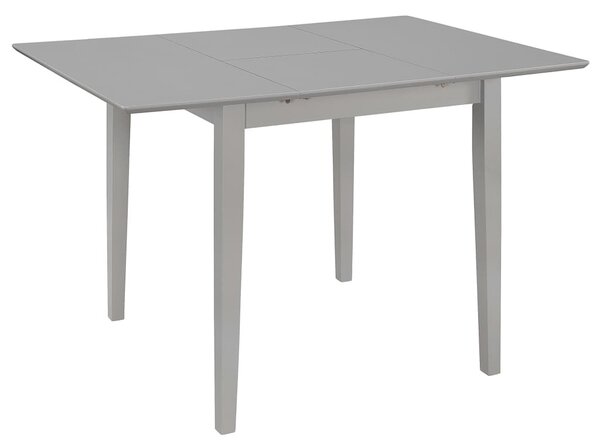 Szürke kihúzható MDF étkezőasztal (80-120)x80x74 cm